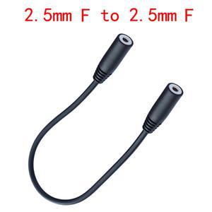 4극 스테레오 2.5mm 암 확장 오디오 어댑터 케이블 20CM