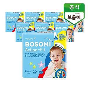 [보솜이]보솜이 액션핏 썸머 팬티 점보 20매 x 8팩