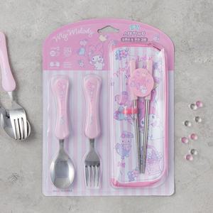 마이멜로디교정용젓가락스푼포크케이스세트