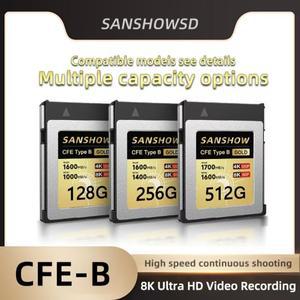 CFexpress Type B 메모리 카드 500GB   4K 및 RAW 비디오, 고속 사진 전문가용에 이상적 호환 가능