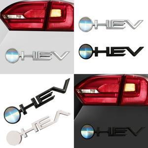 자동차 후드 펜더 트렁크 후면 보넷 명판 데칼 배지 엠블럼 스티커 3D ABS 자동차 스타일링 HEV 로고