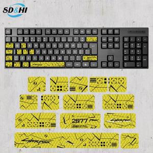 논슬립 기계식 키보드 키캡 스티커 공용 게이머용 내마모성 PC 탁상 노트북 게임 액세서리