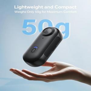 BOBLOV 웨어러블 캠 미니 바디 카메라 W4 2K 360 ° 여행용 자전거 회전식 클립 및 자석 녹화