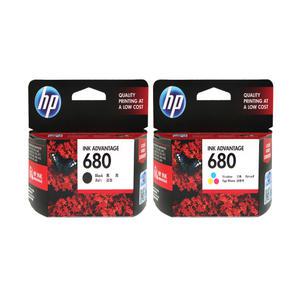 HP정품잉크 No.680 F6V27AA+F6V26AA 세트