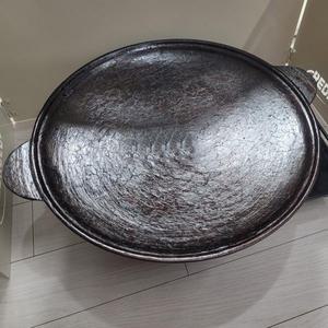 잡스 무쇠 캠핑 그리들 350호 35cm 무쇠판 가마솥뚜껑 솥뚜껑불판 솥뚜껑