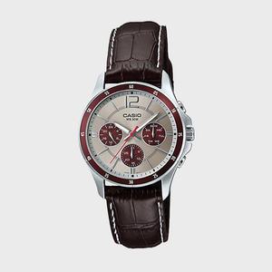 CASIO 카시오 MTP-1374L-7A1 남성시계 심플 가죽 손목시계