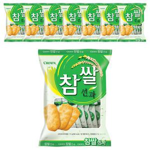 크라운 참쌀선과, 115g, 8개