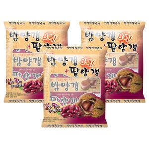 크라운 연양갱 밤팥(8번들), 400g, 3개