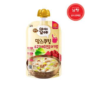 맘스쿠킹 유아 이유식(15개월~) 소고기배추전골 140g