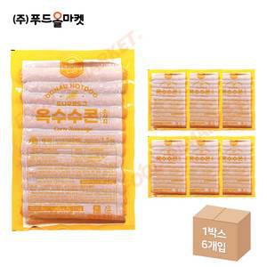 도나우핫도그 옥수수콘소시지I 1.5kg /냉동 한박스 (1.5kg x 6ea)-아이스박스무료