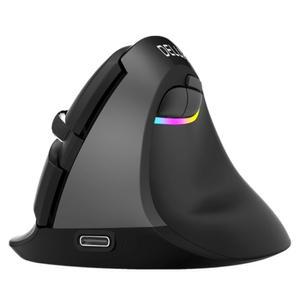 DELUX M618 mini 무선 버티컬 왼손 오른손 마우스 블루투스 충전 수직 인체공학 USB