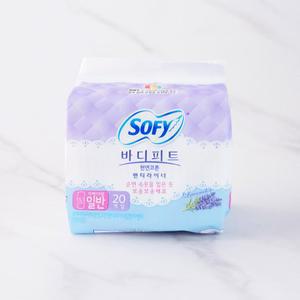 바디피트 천연코튼 일반 라벤더 팬티라이너 20p