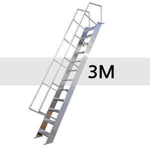 경사사다리 3M  현장설치가능 옥상 계단 2층계단 사다리