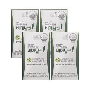 다이어트 유산균 비에날씬 450mg x 60캡슐_4개 [디카라이프]