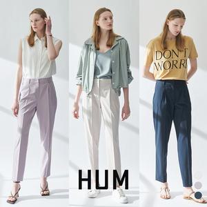 [HUM]여) 하프 밴딩 테이퍼드핏 슬랙스(HHPECPT536P)