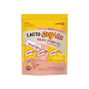 종근당건강 락토조이 구미젤리 600g (25g x 24개) 복숭아 망고 유산균 젤리 코스트코