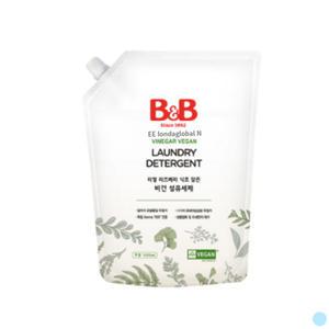 비앤비 아기 유아 비건 세탁 섬유세제 리필형 1500ml
