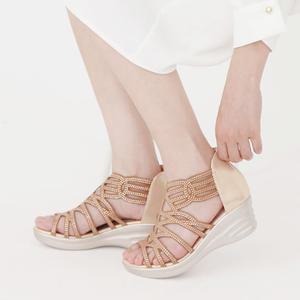 [롯데백화점]원더슈즈 비바비바 크로스 통굽 샌들 5cm PP-496