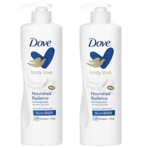 메온셀 도브 너리쉬드 라디언스 바디로션 400ml x 2개 /고보습 바디워시 비누