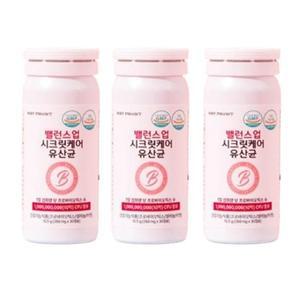 바디프로젝트 밸런스업 시크릿케어 질 유산균 30정 x 3통