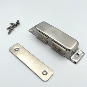 스텐 자석 도어캐치(87mm) / 가구 빠찌링 싱크대 스토퍼 씽크대 찬장 부속 문고정 장롱 옷장 신발장 캐비넷