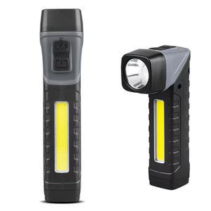 LED 꺽기 손전등 COB 후레쉬 멀티 라이트 자석등 클립등 C타입 5모드