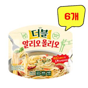 이가자연면 더블 알리오올리오 파스타 196.5g x 6개