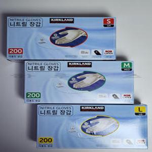 코스트코 커클랜드 시그니춰 니트릴 장갑 대용량 일회용 두꺼운 다용도 요리용 200장