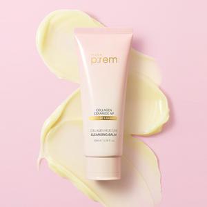 [메이크프렘]저속노화 클렌저! 콜라겐 모이스처 클렌징 밤 100ml+(증정)톤업선10ml×2개