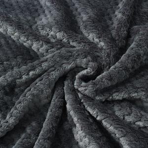 극세사 와플 회색 비행기담요 100x150cm 판촉담요