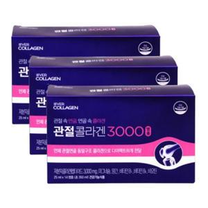 에버콜라겐 관절 콜라겐 3000 앰플 25ml x 14개입 x 3개