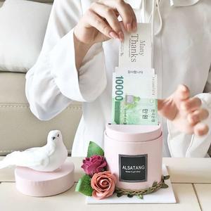 서프라이즈 어버이 날 뽑는 생일 부모님 생신 케이크 용돈 플라워 돈 다발 케? 꽃 선물 이벤트 박스 상자