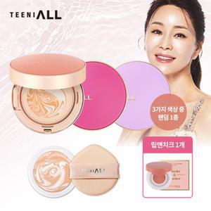 [기타]티니올 오리지널 크리미 팩트 마카롱 에디션 본품1(케이스랜덤)+리필1+립앤치크1