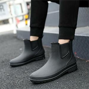 [라일리] Rly 남성 장마철 신기 좋은 발목길이 데일리 레인부츠