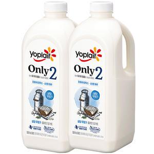 빙그레 only2 플레인 요플레 1.8L 2개 요거트 대용량 요거트/요아정