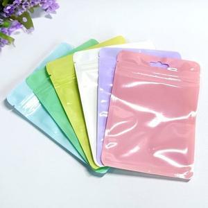 [라일리] Rly 마카롱 파스텔 지퍼백 10.5x15cm 퓨어화이트 1p