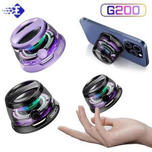 PC 샤오미 아이폰용 블루투스 스피커, RGB 조명 미니 사운드 박스, 7 시간 재생, 마그네틱 폰 거치대, BT5.