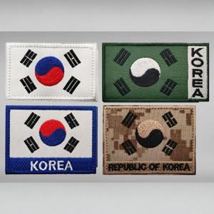 DIY 태극기 와펜 태극마크 패치 기념일 행사용 국경일 (WFGOF00)