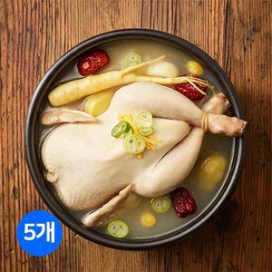 [NS홈쇼핑]참스토리 닭한마리 통째로 들어간 깊고 진한 보양식 삼계탕 5개..[34979528]