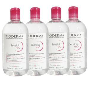 바이오더마 센시비오 클렌징 워터 H2O 500ml 4개 세트 MS-1031