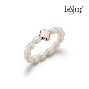 [르샵주얼리] 14K 클로버 담수 반지(GoldPlated)_LJ4197BRR