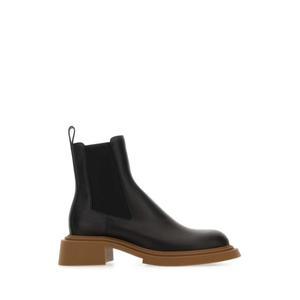 로에베 남성 블랙 Chelsea 레더 첼시 부츠 M816S05X21 BLACK
