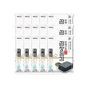 [신세계라이브쇼핑][예지]두번구운 진도 토종 특곱창돌김 35g(10매) x15봉