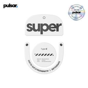 [공식인증점] 펄사 로지텍 GPRO X 슈퍼라이트2 전용 슈퍼글라이드 글라스 마우스피트 화이트색상 Type-C 무광