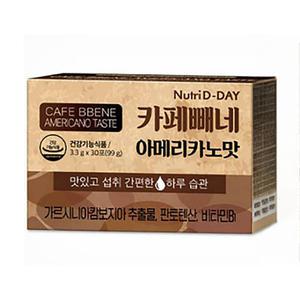 뉴트리디데이 카페빼네 아메리카노맛 3.3g x 30포 3개