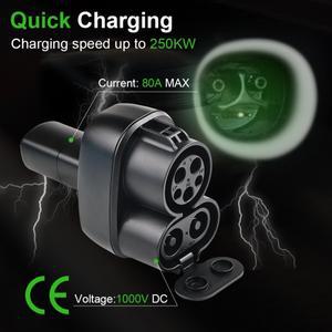 CCS1 to EV 충전기 어댑터 콤보 변환 테슬라 모델 Y S X 3 DC