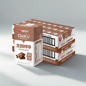 서울우유 클릭유 코코아우유 (140ml x 48개)