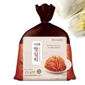 [기타]아워홈 맛김치 1.2kg (썰은김치) x1개