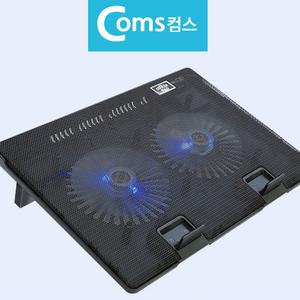 저소음 듀얼 대형 쿨링팬 노트북 쿨러패드 받침대 쿨러 쿨링패드