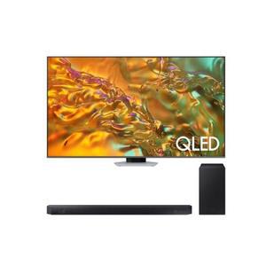 [삼성] QLED TV KQ85QD80AFXKR 214CM 벽걸이형 + Q600C 사운드바 포함